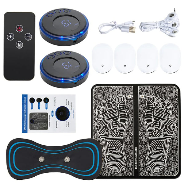 Electric Foot Massager Pad Electrostimulator Massage