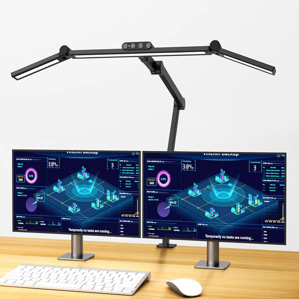 led Desk Lamp with Clamp, 24W Ultra Bright Architect LED