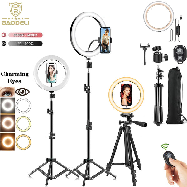 10" 26cm LED Selfie Ring Light Photography V