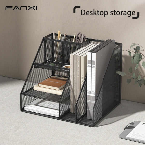 Desk Organizer with File Holder